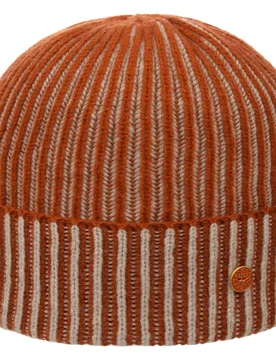 Harper Cashmere Beanie Hat by - terracotta - Female - Size: One Size - Mayser - FashionsVida