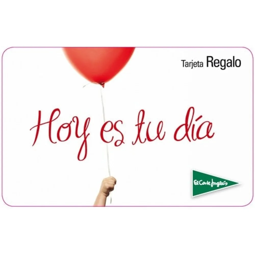 Tarjeta regalo Hoy es tu día - El Corte Inglés - FashionsVida
