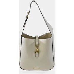 Bolso shopper con mosquetón en PU