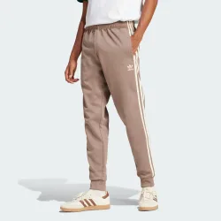 Mens Adicolor Classics Sst Track Pants - Brown Cotton - Size Medium