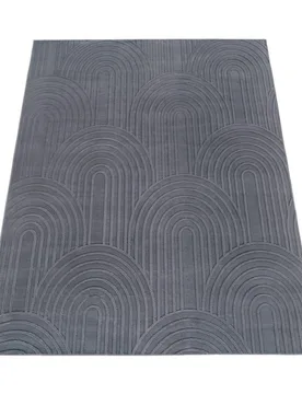 Teppich LELYSTAD 524 Anthrazit Rechteckig - Paco Home - FashionsVida