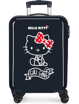 Maleta infantil de cabina Girl Gang Hello Kitty rígida con capacidad de 35L - Personajes - FashionsVida