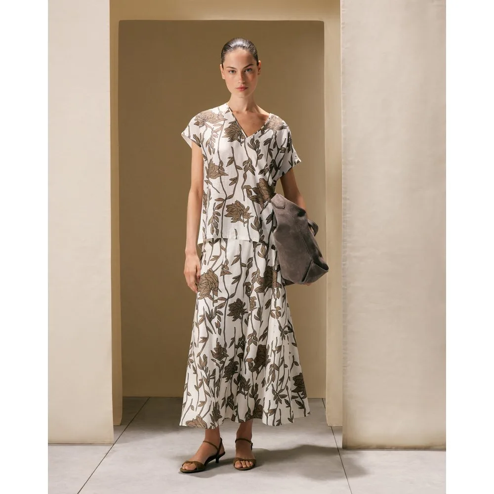 Falda larga quillas - Woman El Corte Inglés - FashionsVida