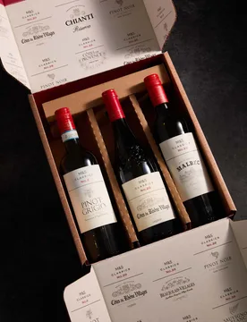 Classics Best Sellers Wine Trio Gift - M&S Hampers - FashionsVida