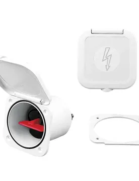 Case With Battery Switch White 100A unisex - Nuova Rade - FashionsVida