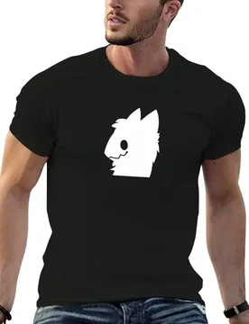 Minimalist Protogen Clipart White Simple T-Shirt quick drying customs design your own mens big and tall t shirts - Aliexpress - FashionsVida