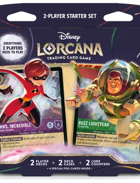 Disney Lorcana: 2-Player Starter Set – Mrs. Incredible & Buzz Lightyear - Ravensburger - FashionsVida