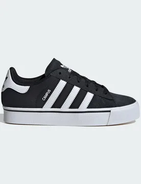Scarpe Campus Vulc Junior 40 Core Black / Cloud White / Gum - Adidas - FashionsVida