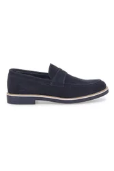 Mocassini Blu In Pelle Scamosciata 115 41