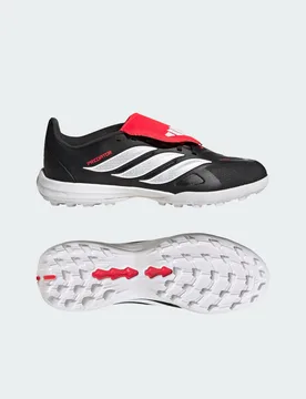 Scarpe da calcio PREDATOR LEAGUE Fold-Over Tongue Turf 30 Core Black / Cloud White / Lucid Red - Adidas - FashionsVida