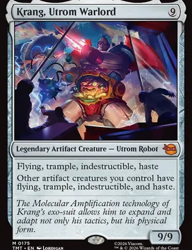 Krang, Utrom Warlord (Foil) Teenage Mutant Ninja Turtles - Magic: The Gathering - FashionsVida