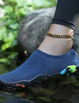 Zapatos para vadear al aire libre para mujeres HDOXSE, zapatos de playa de secado rápido, antideslizantes para recorrer la playa, nadar, pescar, lige - Shein - FashionsVida