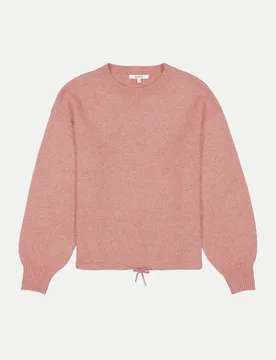 Pullover mit Kordelzug Rosa L - Garcia - FashionsVida