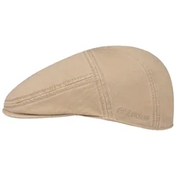 Paradise Cotton Flat Cap by - beige - Unisex - Size: M (56-57 cm)