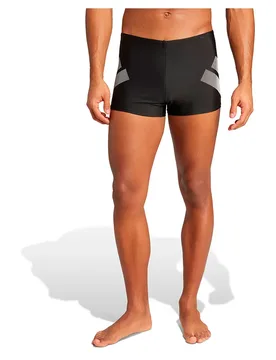 Adidas Slip De Bain Boxer Big Bars - Adidas - FashionsVida