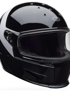 Casco Moto Integrale ELIMINATOR MENACE Nero Bianco taglia S - Bell - FashionsVida
