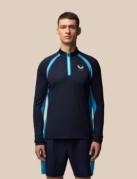 Tennis Long Sleeve Top - Navy NAVY S male - Castore - FashionsVida