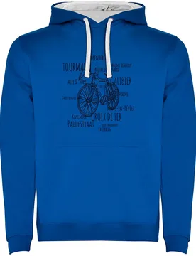Felpa Con Cappuccio Hotspots Royal Blue - Kruskis - FashionsVida