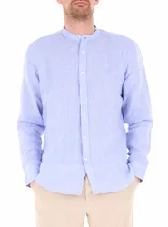 Camicia in lino AZZURRO CHIARO XXXL