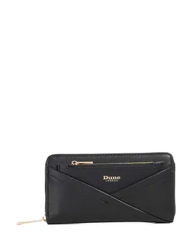 Zip Around Purse Black female - Dune london - FashionsVida