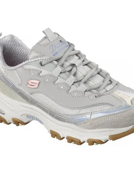 Sneaker D'Lites Dazzling Shine 150556-Gry Gray 37;39;40;41;37 1/2;38 1/2;36 1/2;39 1/2 Female - Skechers - FashionsVida