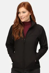 Women's Uproar Softshell Jacket in Black Size: 12 - Black - Size: 12