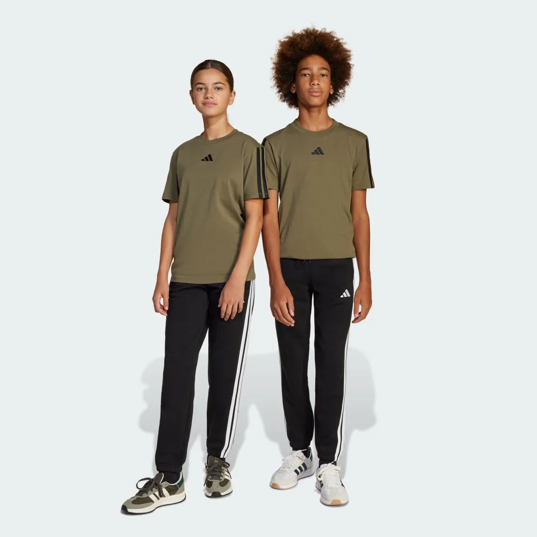 Pantaloni Essentials Junior 9-10A Black / White - Adidas - FashionsVida