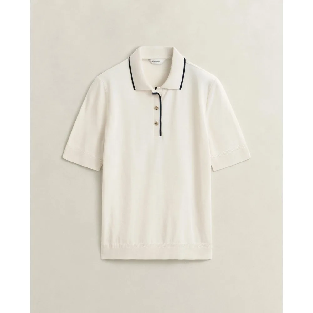 Polo de mujer de manga corta con botones - Gant - FashionsVida