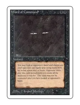Word of Command Unlimited - Magic: The Gathering - FashionsVida