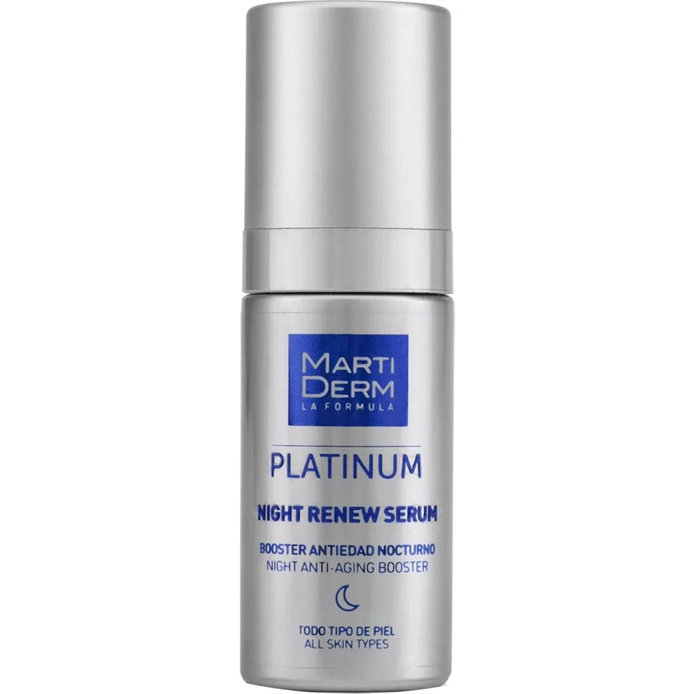 Serum antiedad noche Night Renew Platinum - MartiDerm - FashionsVida