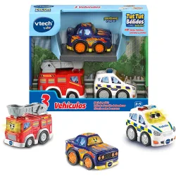 Pack 3 coches Tut Tut bólidos Baby