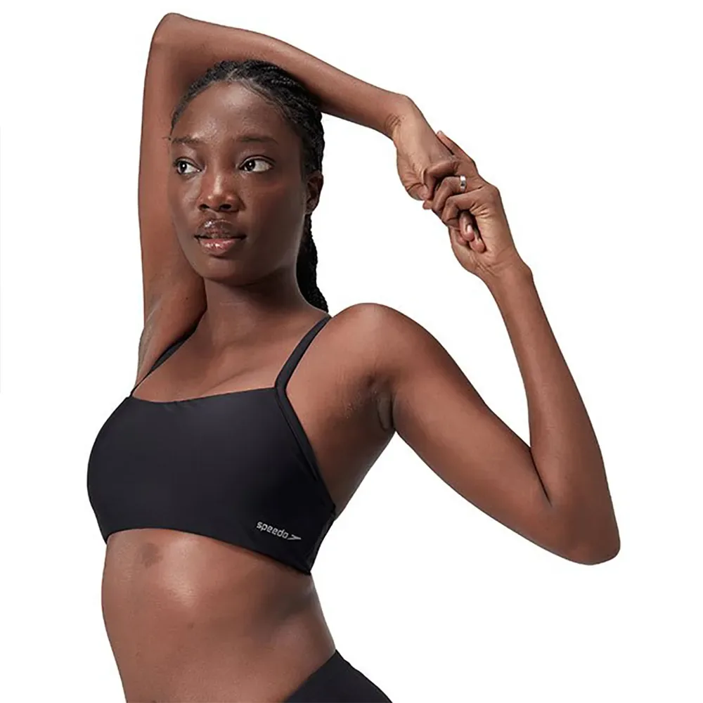 Solid Recordbreaker Bikini Top Anthracite L Women - Speedo - FashionsVida
