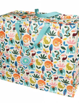 Recycled Jumbo Storage Bag - Wild Wonders - Natural Collection Select - FashionsVida