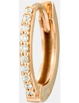 Piercing de aro individual de oro y diamantes - Sansoeurs - FashionsVida