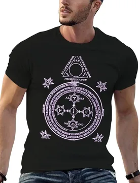 Magical Circle of King Solomon INVERTED T-Shirt valentines clothes oversizeds mens tall t shirts - Aliexpress - FashionsVida