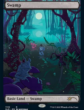 Swamp (Secret Lair - Kozyndan: The Lands) Secret Lair Drops - Magic: The Gathering - FashionsVida