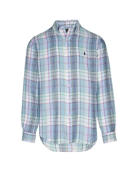 Camisa de lino azul XL - Ralph Lauren - FashionsVida