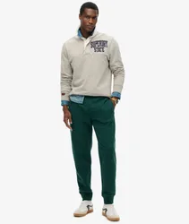 Superdry Herren Essential Logo Jogginghose mit Bürstung Grün - Größe: S