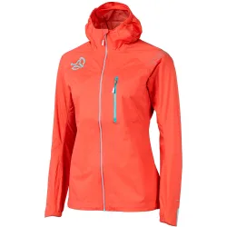 Cyclone pro chaqueta impermeable mujer Rojo (L)