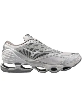 Chaussures lifestyle - S.L.Wave Prophecy LS Cloudscape/White/Silver - Taille 9,5 UK - Blanc - Mizuno - FashionsVida