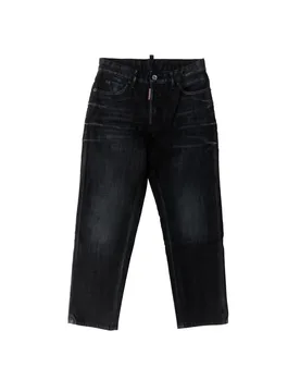 Jeans straight leg NERO 12Y - Dsquared2 - FashionsVida
