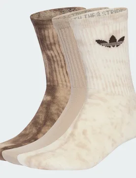 Calze tie dye (3 paia) 40-42 Off White / Wonder Beige / Dark Brown - Adidas - FashionsVida