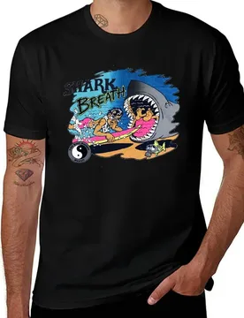 T&C Shark Breath (retro 80s) T-Shirt Casual Work Wear T-Shirt - Aliexpress - FashionsVida