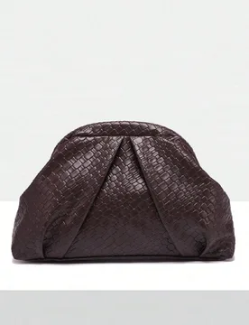 Bolso de hombro de media luna de gran capacidad para mujer, estilo vintage punk hippie bohemio, color rojo océano, de cuero sintético, perfecto para - Shein - FashionsVida