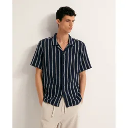 Sfera - Camisa rústica rayas