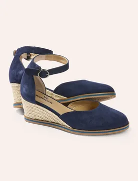 Bast Sandale Supersoft, noch offen: Größenlauf, Farbe Blau, 36, Made in Spanien hochwertige Materialien Damen - Walbusch - FashionsVida