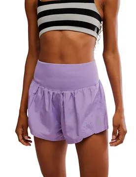 Carpe Diem High Waisted Shorts Purple female - FP Movement - FashionsVida