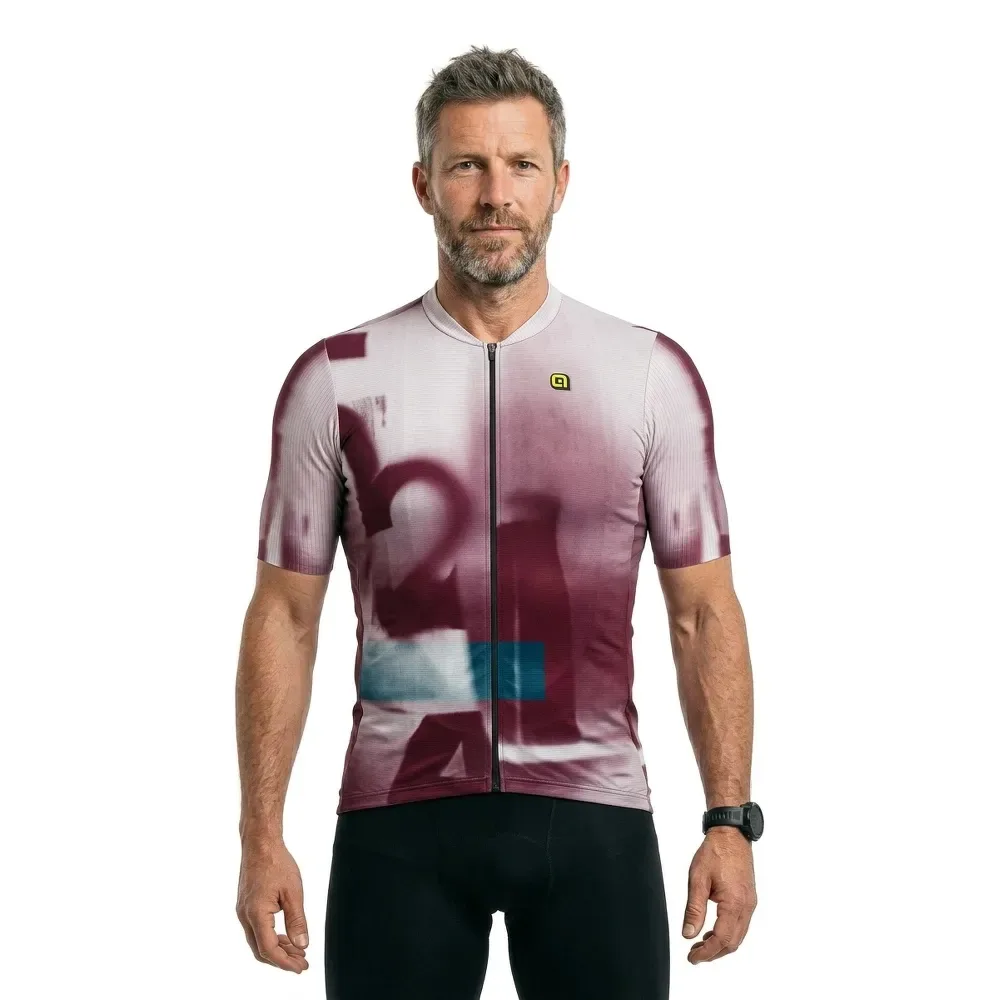 Maglia A Maniche Corte Pr-e Sound Burgundy - Ale - FashionsVida