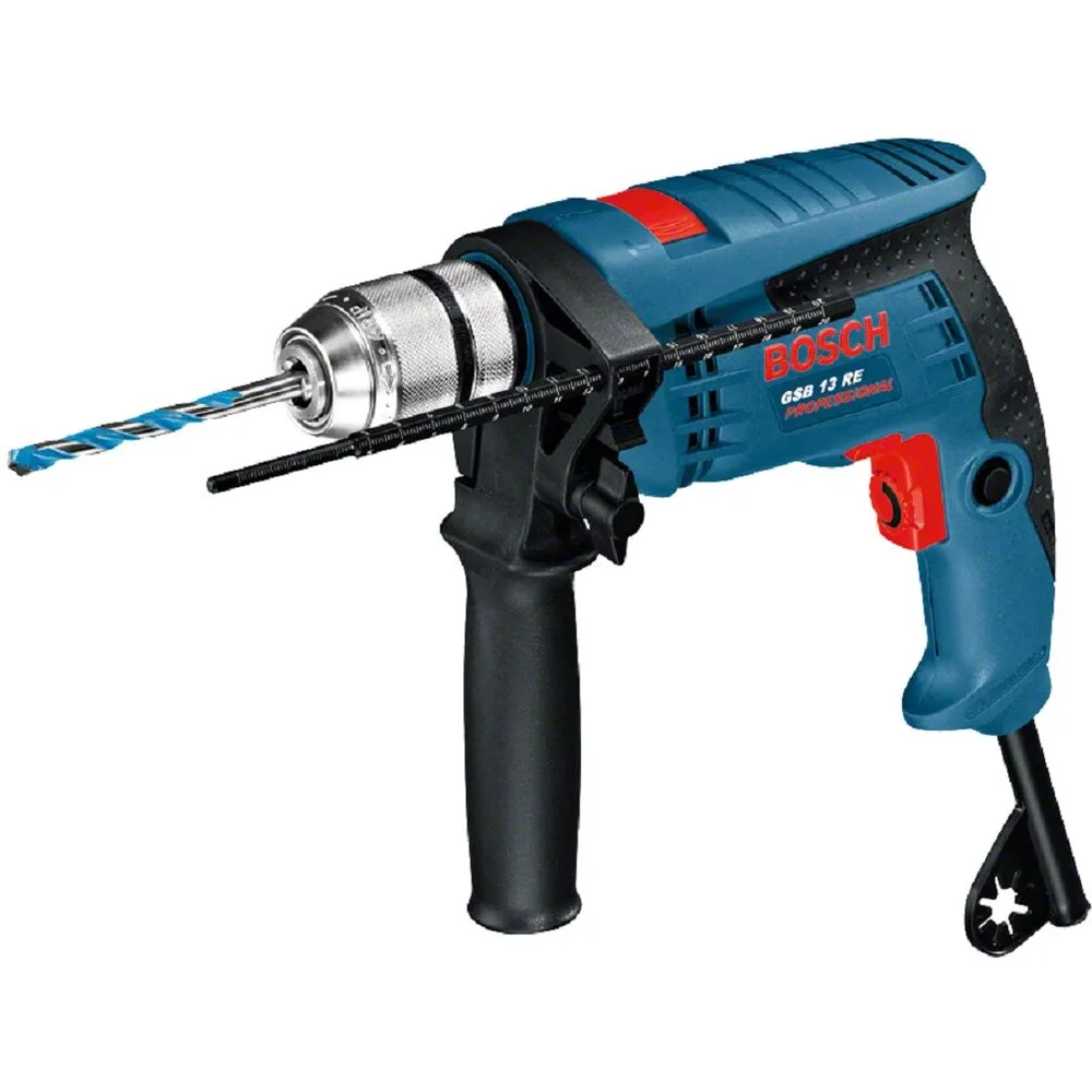 Taladro Percutor Eléctrico con cable a red 600 W GSB 13 RE - Bosch - FashionsVida