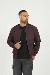 Sleeve Pocket Detail Mens Bomber Jacket - - Size: S